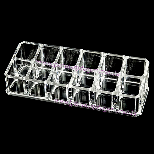 Porta Batom com 12 divisórias F0199/M2452 Acrílico-0