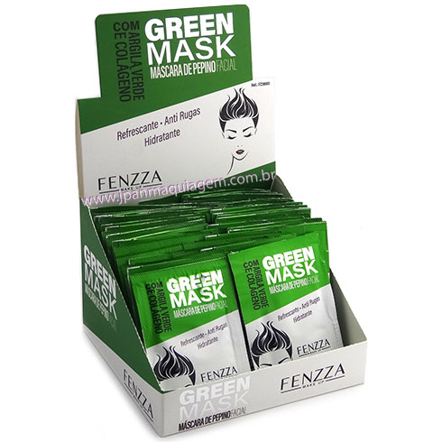 FZ38001 Máscara Facial Green - FENZZA Box/50 VAL - 09/23-0