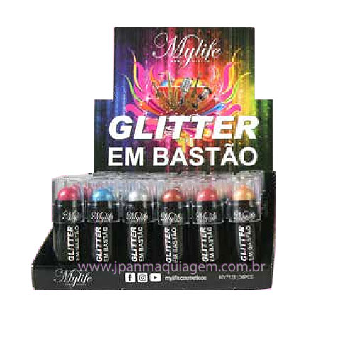 MY7123-A Glitter Em Bastão Mylife Box/36-0