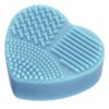 Esponja de Silicone para Limpeza de Pincéis Coração J.Pan - Cor: Azul-0